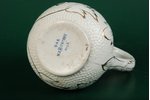 cream jug, M.S. Kuznetsov manufactory, Riga (Latvia), the 20ties of 20th cent., 11.5 cm...