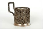 tea glass-holder, FTY "KHI", filigree, USSR, the 60-80ies of 20th cent....
