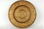 wall plate, Signs of the zodiac, cast iron, 49.5 cm, weight ~ 7140 g., Russia, E.Ferster, the 19th c...