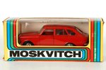 car model, Moskvitch IZH-1500-Hatchback Nr. A12, metal, USSR, ~ 1979...