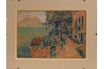 Metuzāls Eduards (1889–1978), Šveice, 1970 g., papīrs, pastelis, 26 x 38 cm...