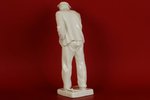 figurine, Actor Yuliys Luntsbergs in "Mack the Knife", porcelain, Riga (Latvia), sculpture's work, t...