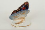 figurine, Blue butterfly, porcelain, Riga (Latvia), USSR, Riga porcelain factory, the 50ies of 20th...