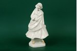 figurine, Folk girl, porcelain, Riga (Latvia), USSR, sculpture's work, molder - Aldona Elfrida Pole-...