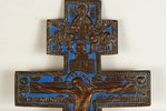troņu, mācītāju vecticībnieku saderības, bronza, 1-krāsu emalja, Krievijas impērija, 34 x 17 cm...