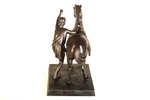 figurative composition, Anichkov bridge, rider mounting a horse, N.Kozlov, cast iron, 36 x 31 x 22 c...