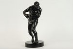 статуэтка, Боксёр, чугун, 22.5 см, СССР, Касли, 1963 г....