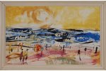 Pauluks Janis (1906-1984), "Jurmala", carton, oil, 49.5 x 79.5 cm...