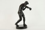 figurine, Boxer, cast iron, 22.5 cm, USSR, Kasli, 1963...