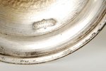candlestick, "Warszawa", pair, "Buch", height 20 cm, silver plated, metal, Poland, the beginning of...