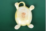 figurine, Mustard-pot kitten - turtle, porcelain, Riga (Latvia), J.K.Jessen manufactory, the 30ties...