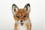 figurine, Fox cub, porcelain, Germany, Rosenthal, the 50ies of 20th cent., 9 cm...