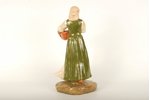 figurine, Woman with geese, ceramics, Lithuania, USSR, Kaunas industrial complex "Daile", the 60ies...
