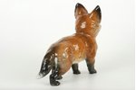 figurine, Fox cub, porcelain, Germany, Rosenthal, the 50ies of 20th cent., 9 cm...