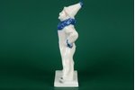 statuete, Klauns, porcelāns, Vācija, Rosenthal, 20 gs. 30tie gadi, 16 cm...