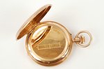 pocket watch, "Moser", Switzerland, the beginning of the 20th cent., gold, 56 standart, working...