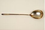 spoon, silver, 84 standard, 35.5 g, the beginning of the 20th cent., Moscow, Russia...
