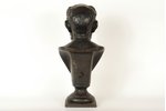 bust, I.Pavlovs, cast iron, 30.5 cm, weight 1200 g., USSR, Kasli, 1956...