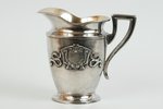 cream jug, silver, 875 standard, 121.2 g, the 20-30ties of 20th cent., Latvia, height 10 cm, Herman...
