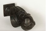 bust, I.Pavlovs, cast iron, 30.5 cm, weight 1200 g., USSR, Kasli, 1956...