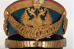 cepure, Armijas artilērijas ģenerāla ķivere, oriģināla kaste, Krievijas impērija, 20. gs. sākums, zv...