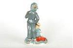 figurine, Ligo, porcelain, Riga (Latvia), Riga porcelain factory, the 60ies of 20th cent., 13.5 cm...