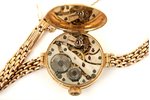 wristwatch, "Phenix", Switzerland, Latvia, the 20-30ties of 20th cent., gold, 585 standart, d=25 мм...