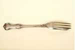 set, fork, silver, 12 pcs., Herman Bank, 875 standard, 364 g, the 20-30ties of 20th cent., Riga, Lat...