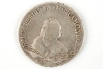 1 ruble, 1744, SPB, Russia, 20.5 g, d=41.5 mm...