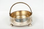 candy-bowl, silver, Ivan Mnekin, 84 standard, 190 g, 1908, Moscow, Russia...