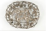 конфетница, серебро, Людвиг Розенталс, 875 проба, 231 г, 20-30е годы 20го века, Латвия, ~16.5 x 20.5...