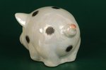 figurine, Piggy, porcelain, Riga (Latvia), USSR, Riga porcelain factory, the 70-80ies of 20th cent.,...