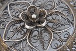 silver, 8.45 g., the size of the ring 4 х 4, filigree...