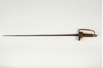 epee, 79 cm, France, the 2nd half of the 19th cent., doctor emblem...