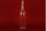bottle, Agt. Gessell. Gust. Kuntzendorff Riga, glass, Russia, the 19th cent., height 29 cm...