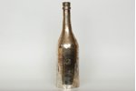 бутылка, серебро, Государственная водка, 875 проба, 361.1 г, 20-30е годы 20го века, Латвия, высота 2...