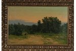 Fjodorov Aleksey (1924-1997), Landscape, carton, oil, 39 x 41 cm...