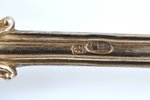 set, spoon, silver, 12 psc., 84 standard, 565 g, 1908-1918, Riga, Russia, length 18 cm...