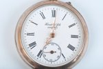 карманные часы, "Brenet", начало 20-го века, серебро, 84 проба, 29.6 г, в исправном состоянии, д = 3...