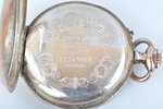 pocket watch, "Brenet", the beginning of the 20th cent., silver, 84 standart, working condition, d =...