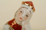 figurine, Princess Nesmeyana, porcelain, Riga (Latvia), USSR, Riga porcelain factory, molder - Rimma...