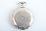 pocket watch, "Pallas", the beginning of the 20th cent., silver, 84 standart, d = 30.95 cm, working...