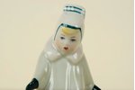 figurine, Girl in a fur coat "Winter", porcelain, Riga (Latvia), USSR, Riga porcelain factory, molde...