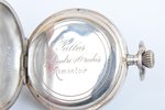 kabatas pulkstenis, "Pallas", 20. gs. sākums, sudrabs, 84 prove, d = 30.95 cm, darbderīgā stāvoklī...