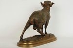 статуэтка, Баран Мэрино и овца, бронза, 20.5 х 23.5 см, Франция, авторская работа, ~ 1860 г., автор...