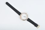 наручные часы, "Longines", Швейцария, начало 20-го века, серебро, позолота, 84 проба, в исправном со...