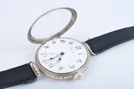 наручные часы, "Longines", Швейцария, начало 20-го века, серебро, позолота, 84 проба, в исправном со...