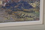 Veldre Harijs (1927-1999), Pavasara noskaņas, 1989 g., audekls, eļļa, 70 х 65 cm, rastaurācija...