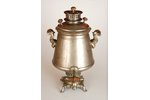 samovar, Shemarini brothers, Tula, conic vase form, "German silver", Russia, the beginning of the 20...