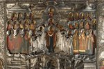 Покров Пресвятой Богородицы, доска, серебро, 84 проба, Российская империя, 19-й век, 35.5 x 30 см...